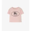 Knight Stamp Cotton T-Shirt