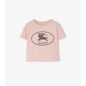 Knight Stamp Cotton T-Shirt