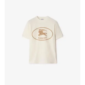 Knight Stamp Cotton T-Shirt