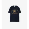 Knight Stamp Cotton T-Shirt