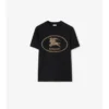 Knight Stamp Cotton T-Shirt