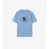 Knight Stamp Cotton T-Shirt