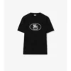 Knight Stamp Cotton T-Shirt