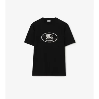 Knight Stamp Cotton T-Shirt