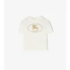 Knight Stamp Cotton T-Shirt