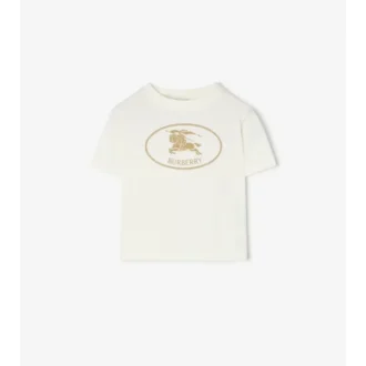 Knight Stamp Cotton T-Shirt