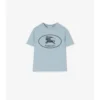 Knight Stamp Cotton T-Shirt