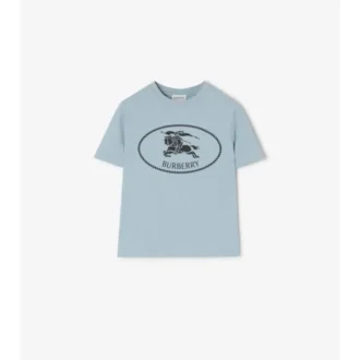 Knight Stamp Cotton T-Shirt