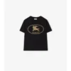 Knight Stamp Cotton T-Shirt