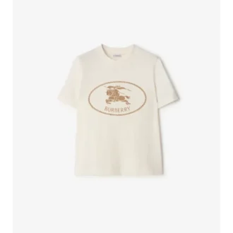 Knight Stamp Cotton T-Shirt