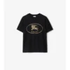 Knight Stamp Cotton T-Shirt