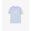 Knight Stamp Cotton T-Shirt