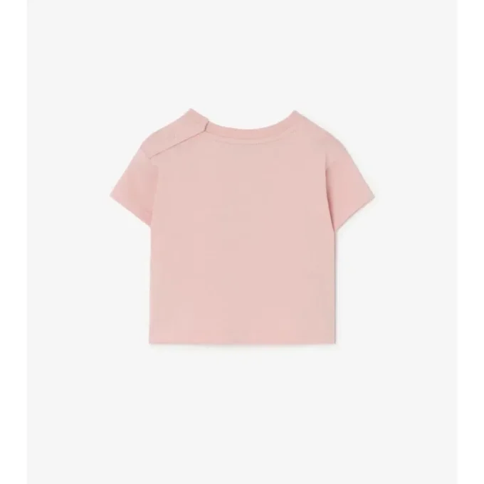 Knight Stamp Cotton T-Shirt