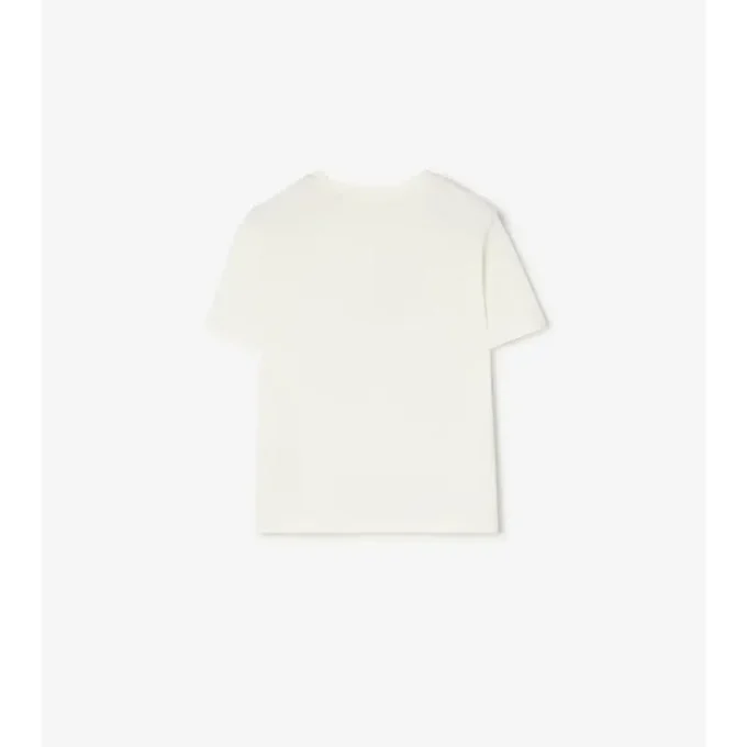 Knight Stamp Cotton T-Shirt