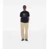Knight Stamp Cotton T-Shirt