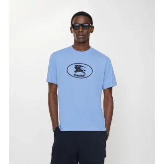 Knight Stamp Cotton T-Shirt