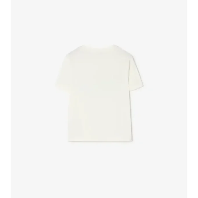Knight Stamp Cotton T-Shirt