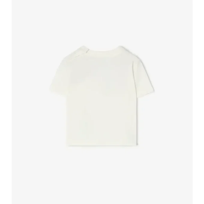 Knight Stamp Cotton T-Shirt