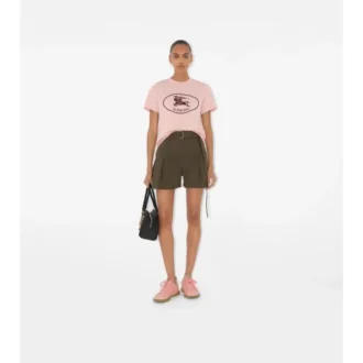 Knight Stamp Cotton T-Shirt