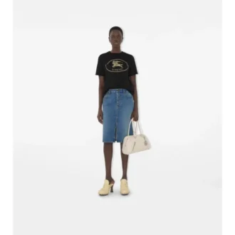 Knight Stamp Cotton T-Shirt