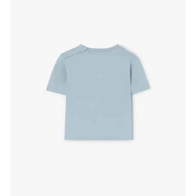 Knight Stamp Cotton T-Shirt