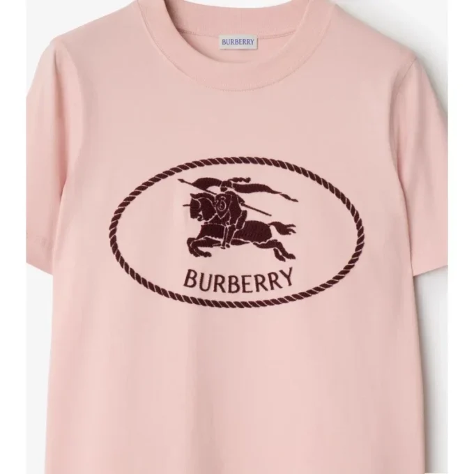 Knight Stamp Cotton T-Shirt