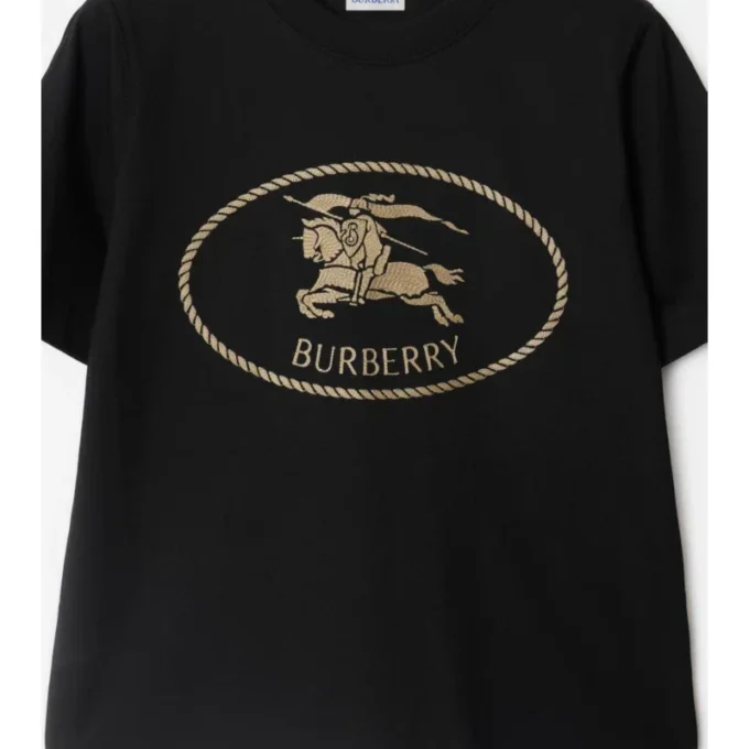 Knight Stamp Cotton T-Shirt