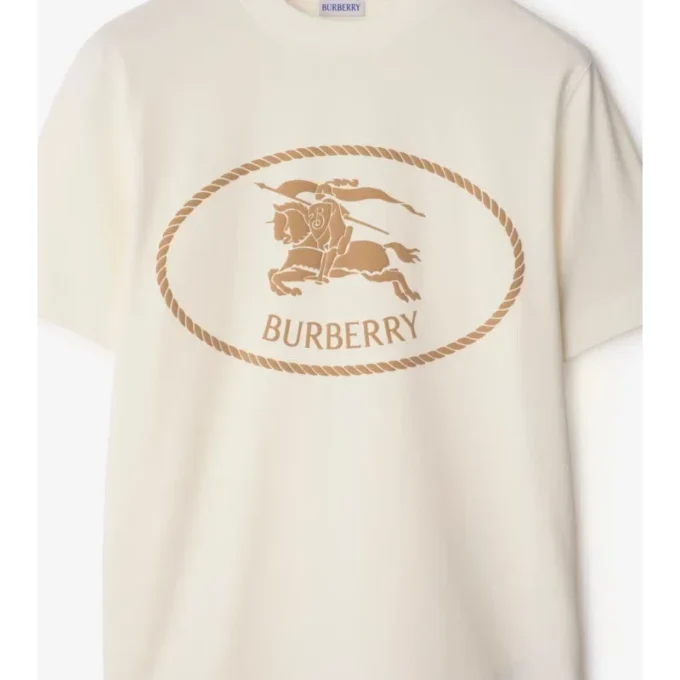 Knight Stamp Cotton T-Shirt