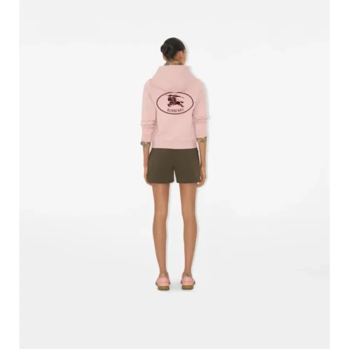 Knight Stamp Cotton Zip Hoodie