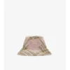 Knight Stamp Raffia-Effect Bucket Hat