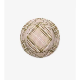 Knight Stamp Raffia-Effect Bucket Hat