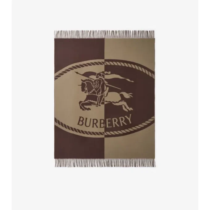 Knight Stamp Wool Blanket