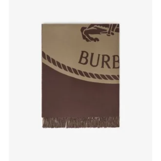 Knight Stamp Wool Blanket