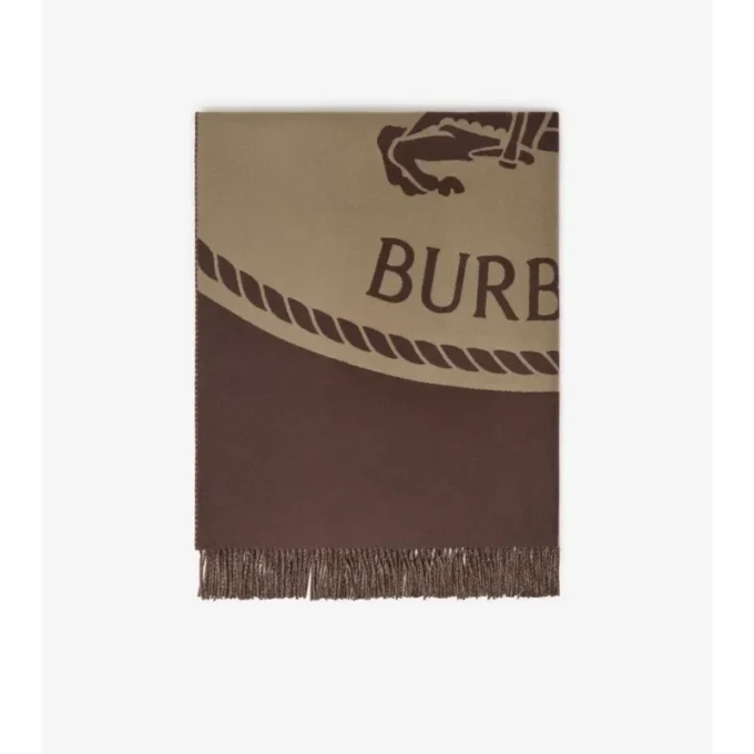 Knight Stamp Wool Blanket