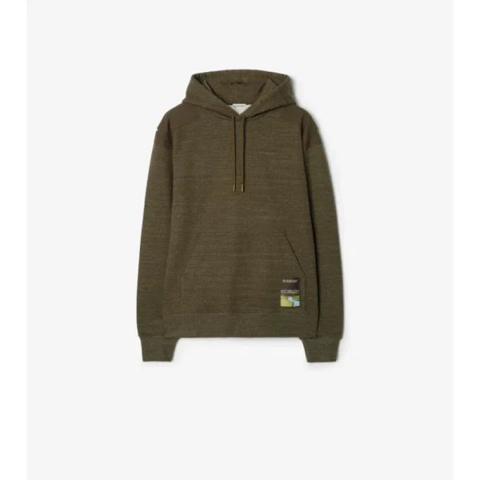 Landscape Label Cotton Hoodie