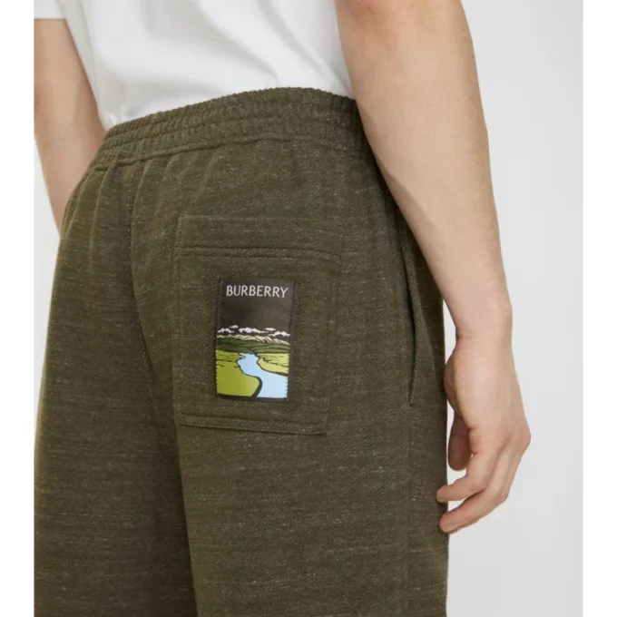 Landscape Label Cotton Jogging Pants