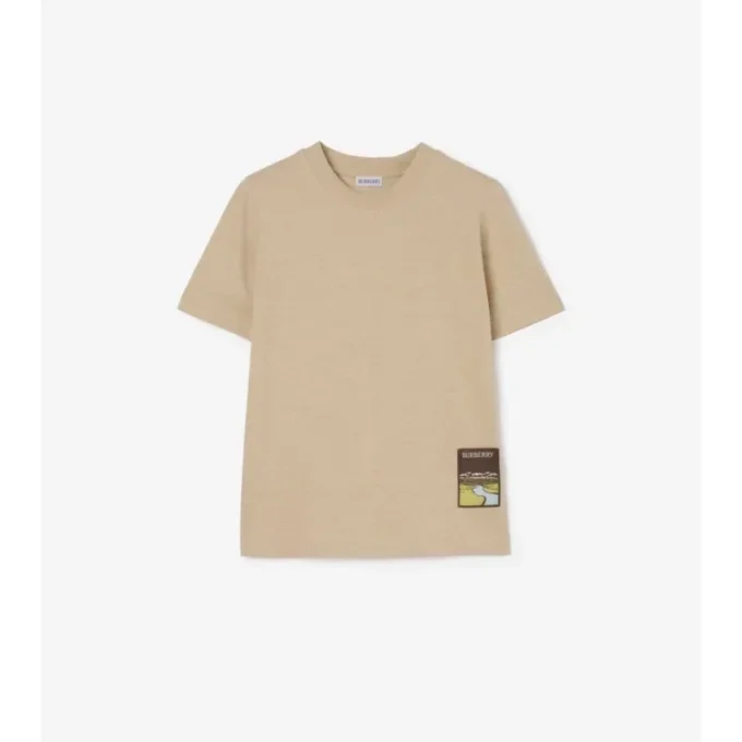 Landscape Label Cotton T-Shirt