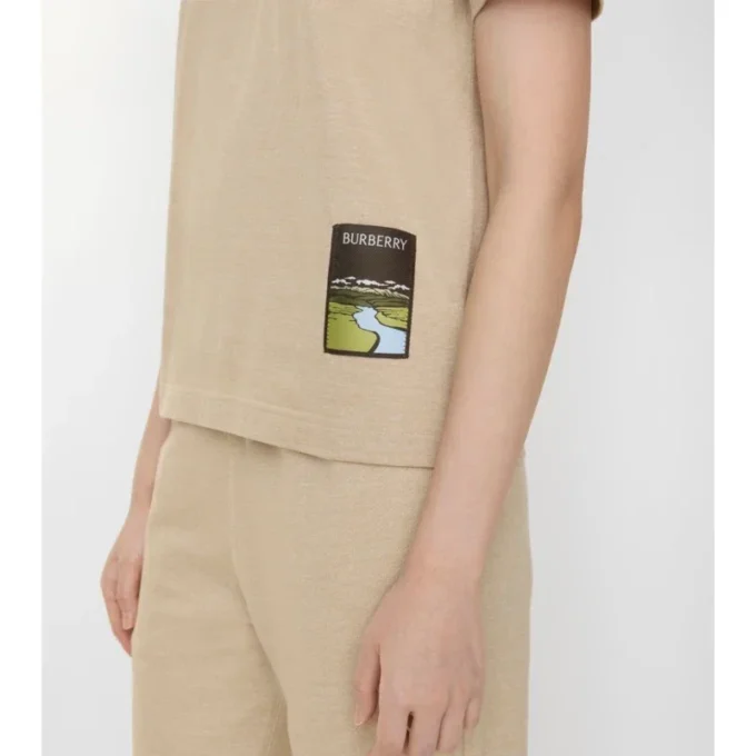 Landscape Label Cotton T-Shirt