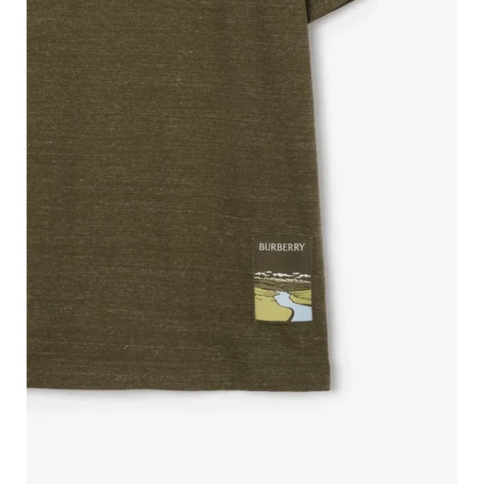 Landscape Label Cotton T-Shirt