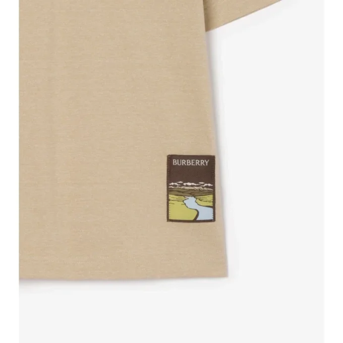 Landscape Label Cotton T-Shirt