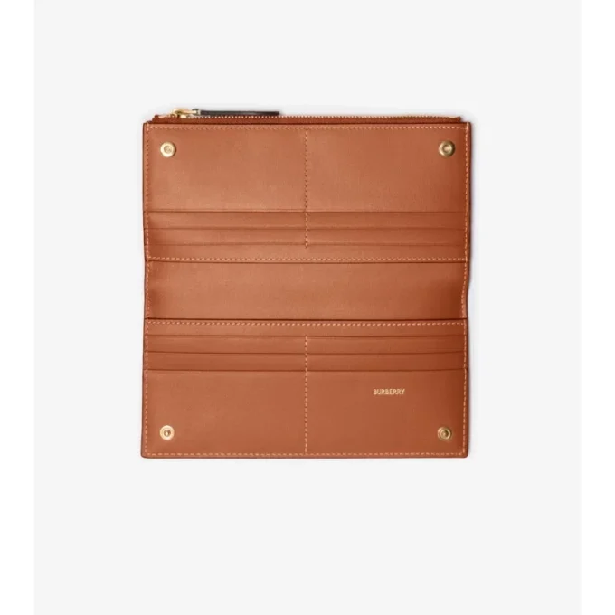 Large Check Bifold Wallet