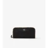 Large Check Trim Travel Pouch