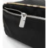 Large Check Trim Travel Pouch