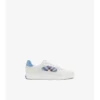 Leather and Check Terrace Sneakers 