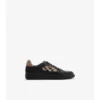 Leather and Check Terrace Sneakers 