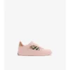 Leather and Check Terrace Sneakers 