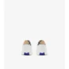 Leather and Check Terrace Sneakers 