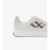 Leather and Check Terrace Sneakers 