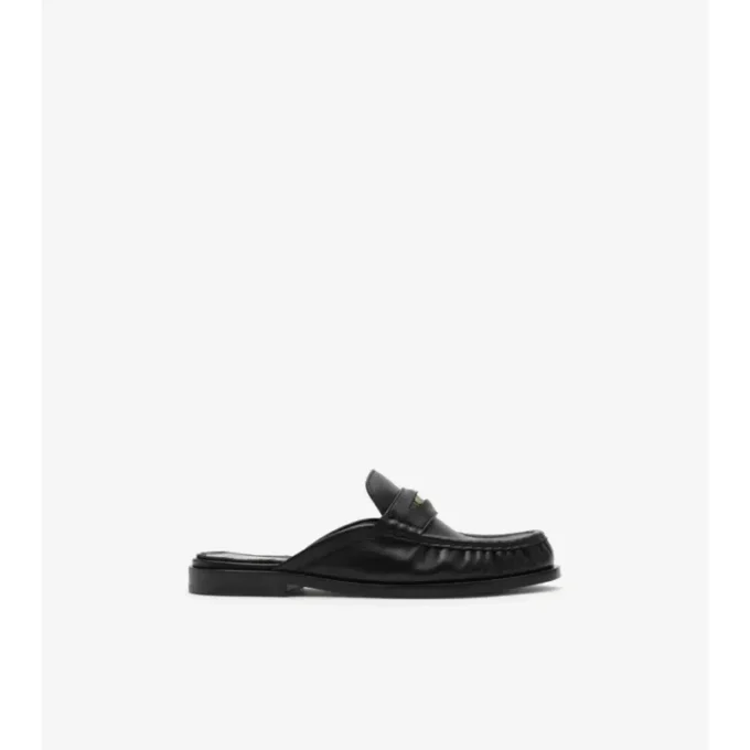 Leather Cadet Mules