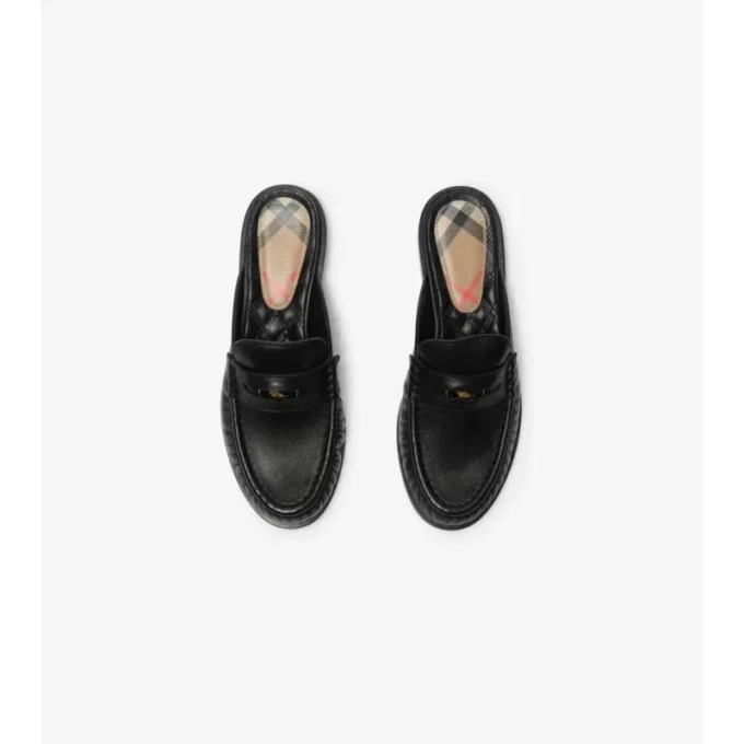 Leather Cadet Mules